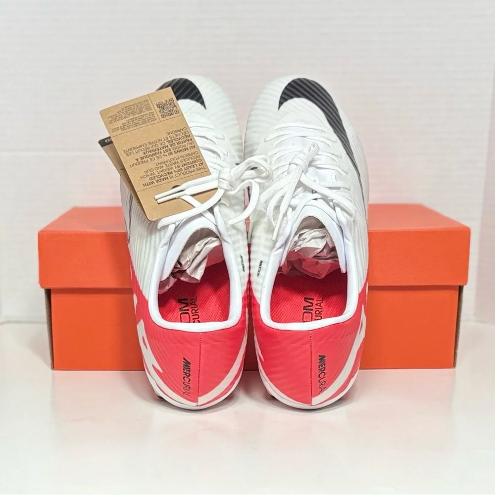 Size 10 Nike Zoom Mercurial Vapor 15 Academy FG/MG Mens Soccer Cleats DJ5631-600